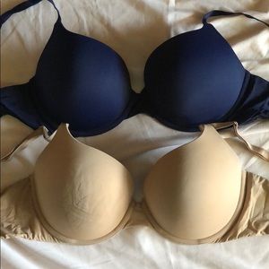 Victoria’s Secret Perfect Shape Bras Size 34 DD